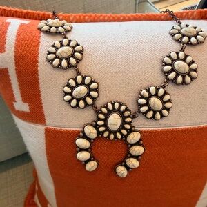 Squash blossom vintage style Necklace